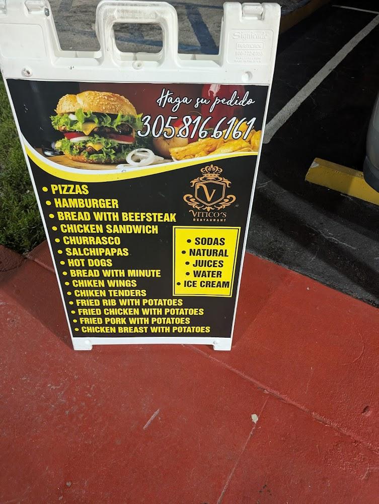 Vitico's Restaurant Menu image 2